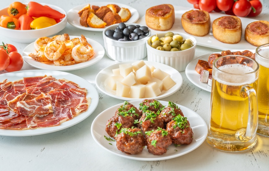 spanish tapas spread with jamon cheese shrimp o 2026 01 08 08 21 40 utc